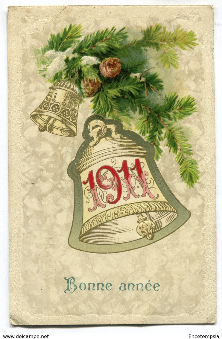 CPA - Carte Postale - Belgique - Bonne Année - Cloche - 1910 (SV6626) - Nouvel An