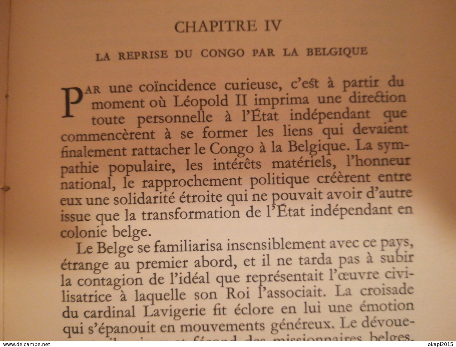 LA FORMATION D UN EMPIRE COLONIAL BELGE ANNÉE 1932 LIVRE HISTOIRE BELGIQUE ÉTAT INDÉPENDANT DU CONGO