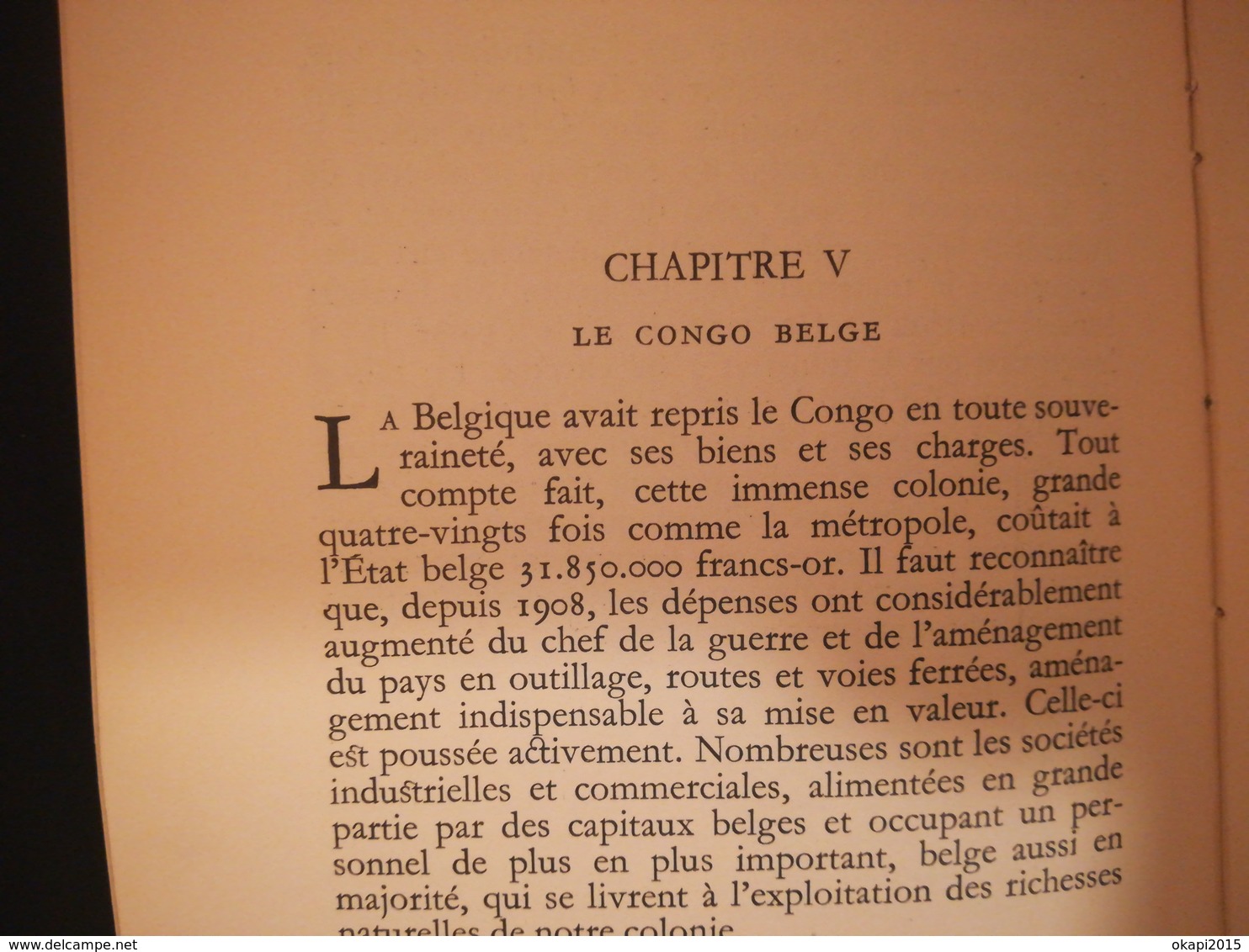 LA FORMATION D UN EMPIRE COLONIAL BELGE ANNÉE 1932 LIVRE HISTOIRE BELGIQUE ÉTAT INDÉPENDANT DU CONGO