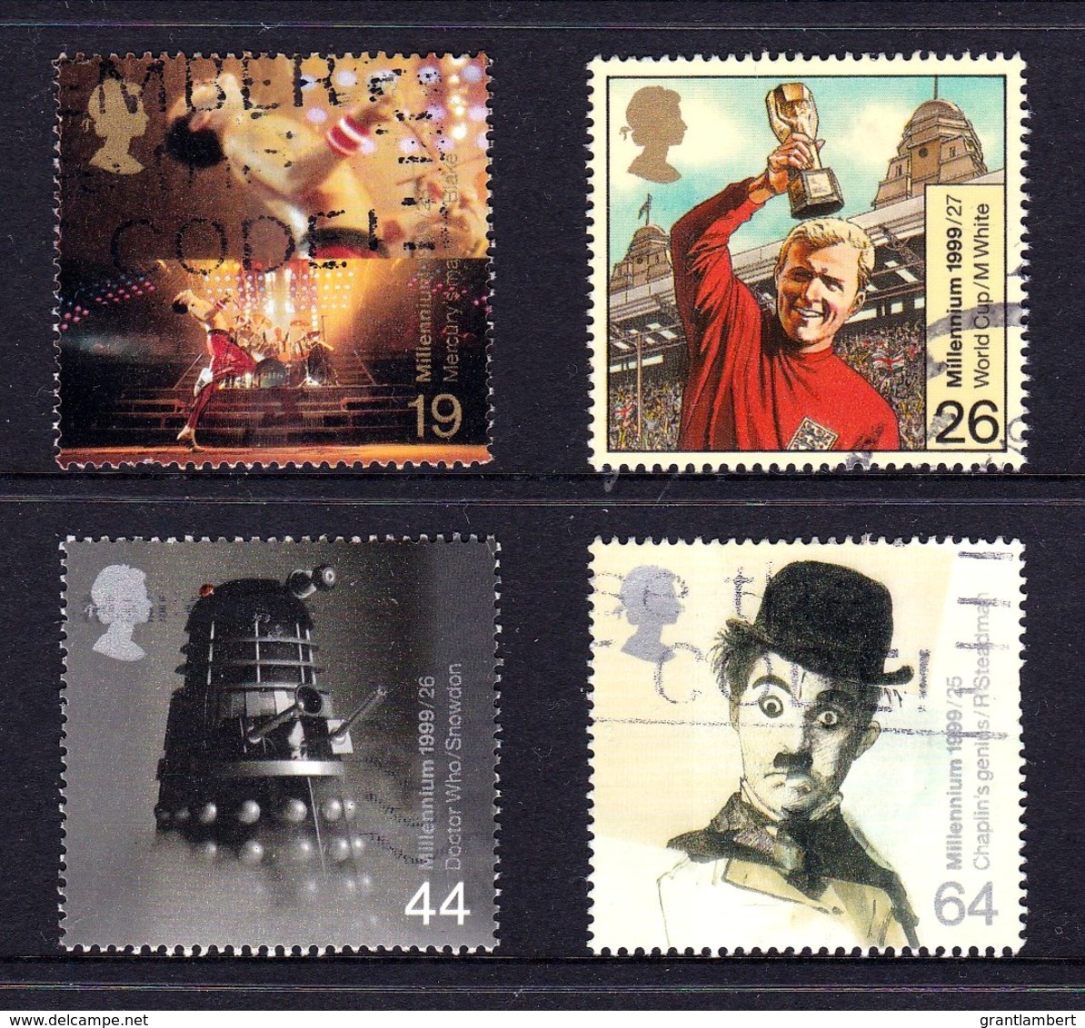 Great Britain 1999 Millenium Series: The Entertainers' Tale Set Of 4 Used - See Notes - Used Stamps