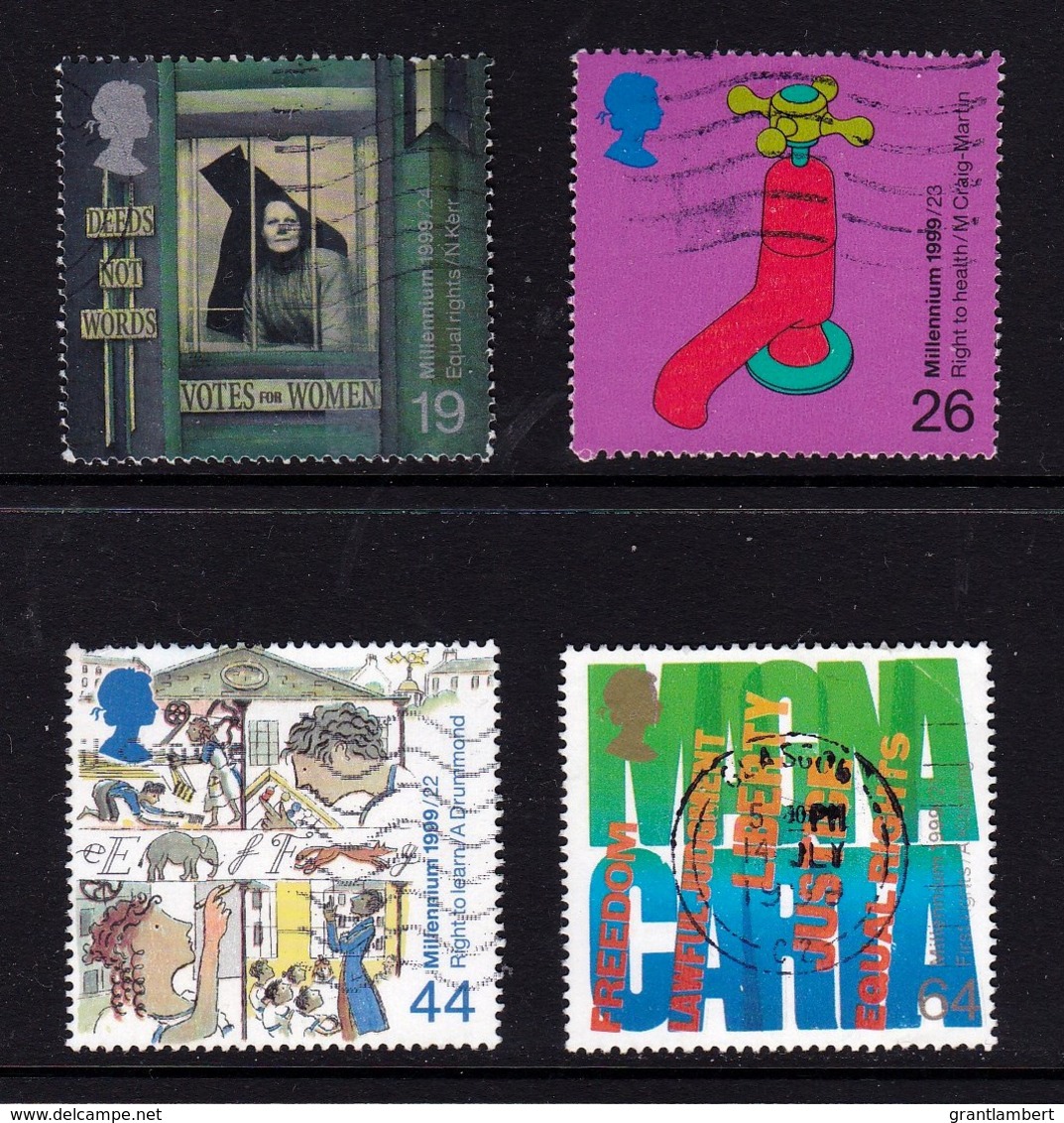 Great Britain 1999 Millennium Series: The Citizens' Tale Set Of 4 Used - See Notes - Used Stamps