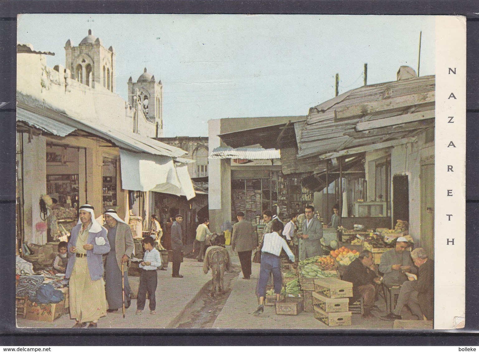 Israël - Carte Postale Taxée De 1963 - Exp Vers Bruxelles - Taxée De 1F - Griffe Insuffisament Affranchi - Lettres & Documents