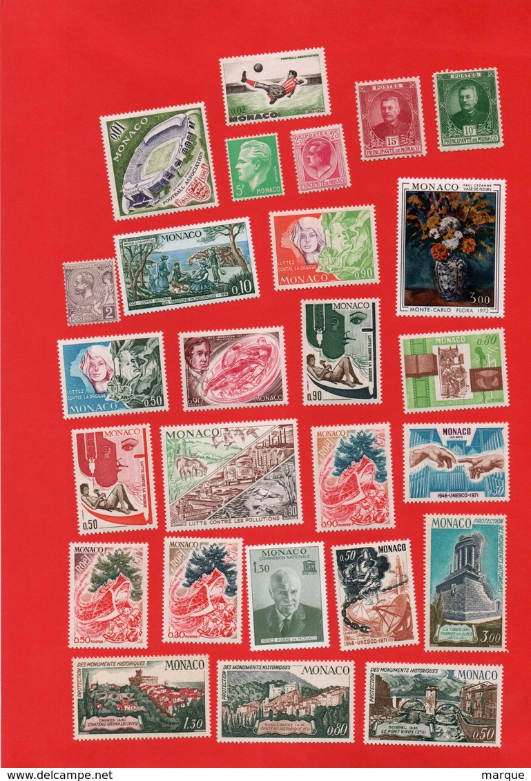 Lot De 26 Timbres MONACO Neufs - Collections, Lots & Séries