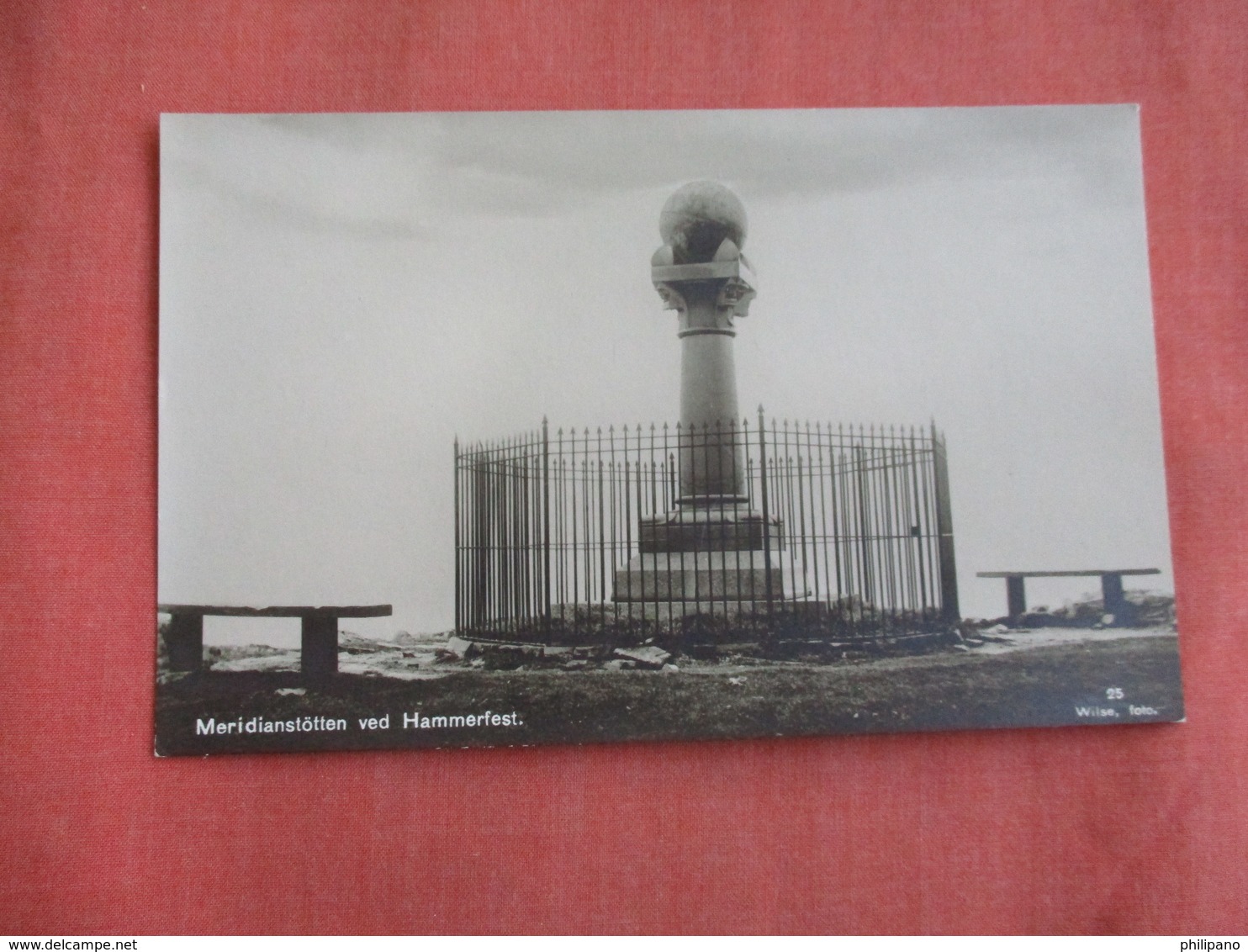 HAMMERFEST Meridianstotten  RPPC-- NORWAY  Ref 3100 - Norway