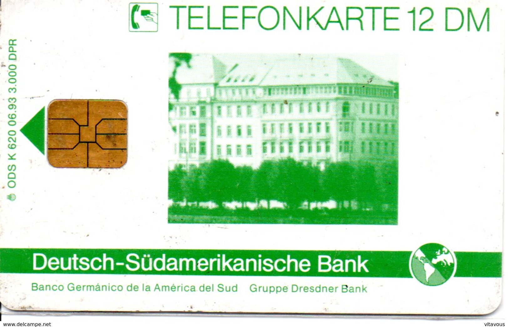 Télécarte Allemagne K620 Bank Banque Phonecard  (G 580) - K-Series : Série Clients