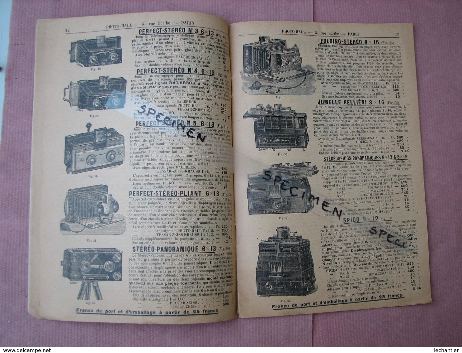 PHOTO  HALL 1910 Catalogue 32 Pages 10X24  TBE Voir Photos - Macchine Fotografiche