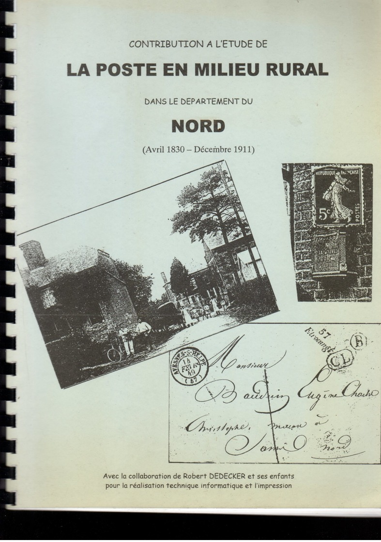 Stopin : La Poste En Milieu Rural Dans Le Nord  ( 1830-1911)  140p RARE RARE - Autres & Non Classés
