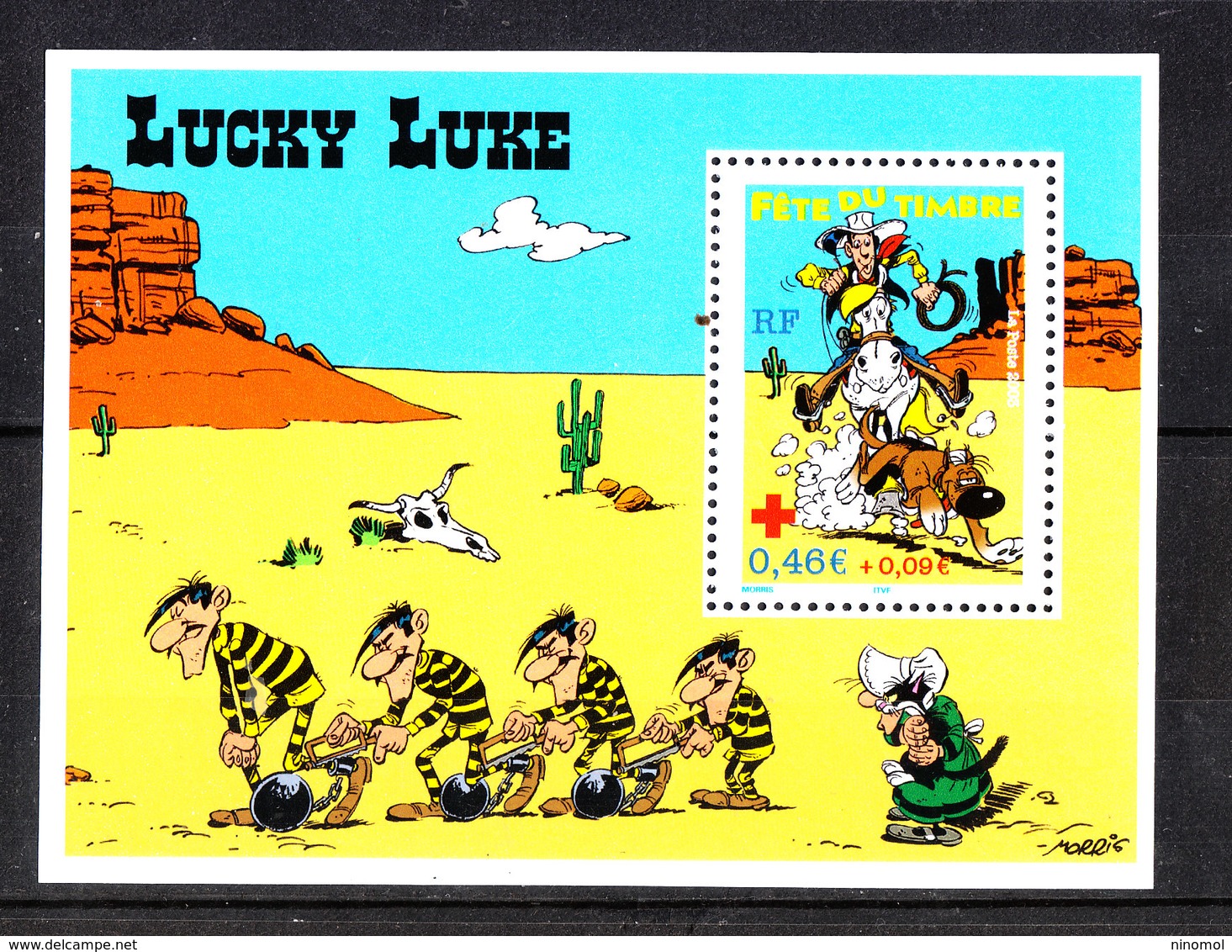 Francia - Lucky Luke: Festa Filatelia E Croce Rossa. Philately Party And Red Cross.. MNH - Fumetti