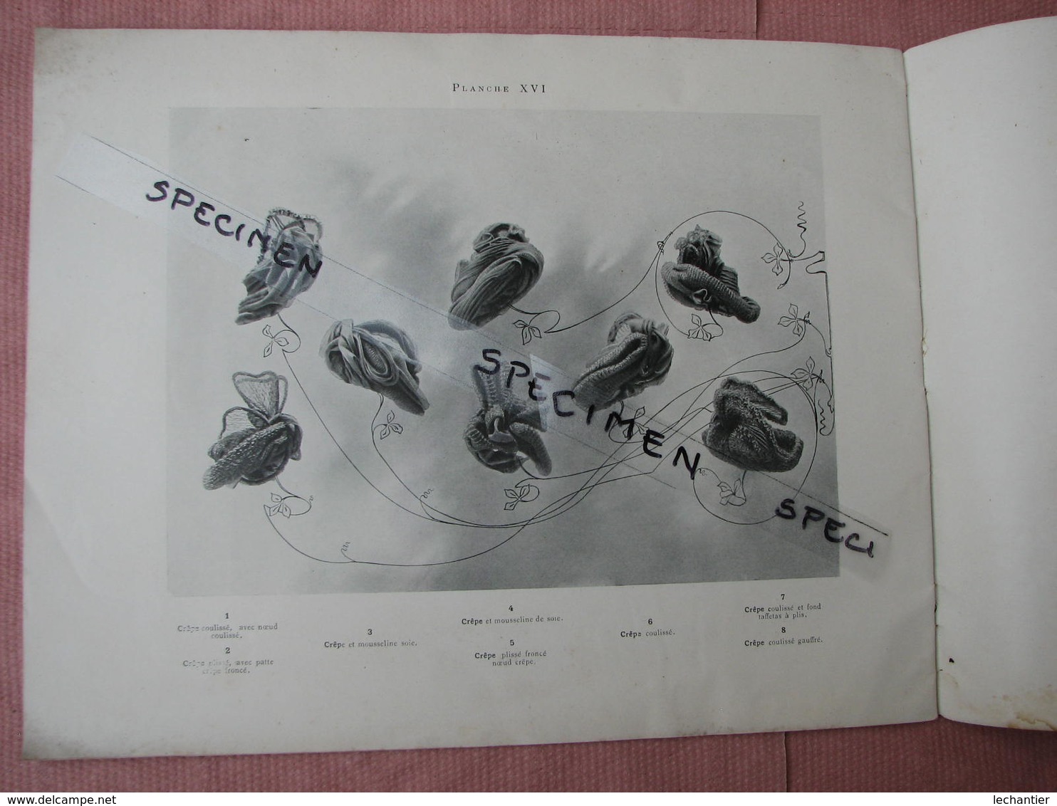 CHAPEAUX - COIFFES 1900 Ainé-Montaillé Superbe Catalogue 16 Planches 128 Modèles Env. TBE - Mode