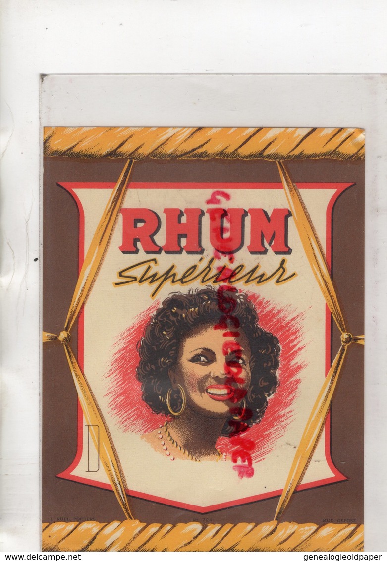 ETIQUETTE RHUM SUPERIEUR - Rum