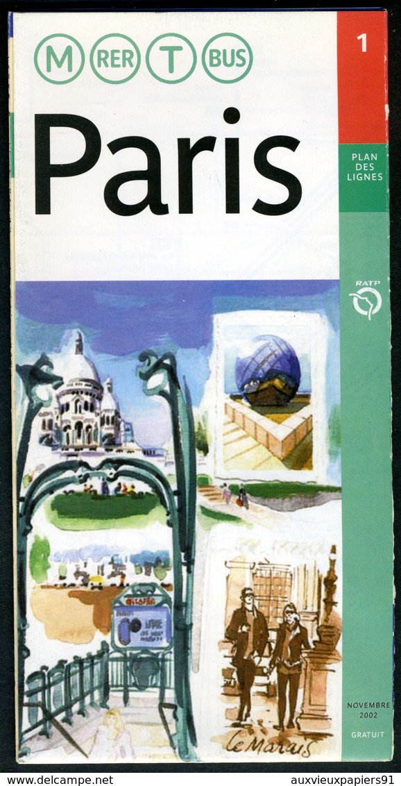 Métro Paris - Paris N° 1 - Complet - Entrée Guillemard - Novembre 2002 - Europe