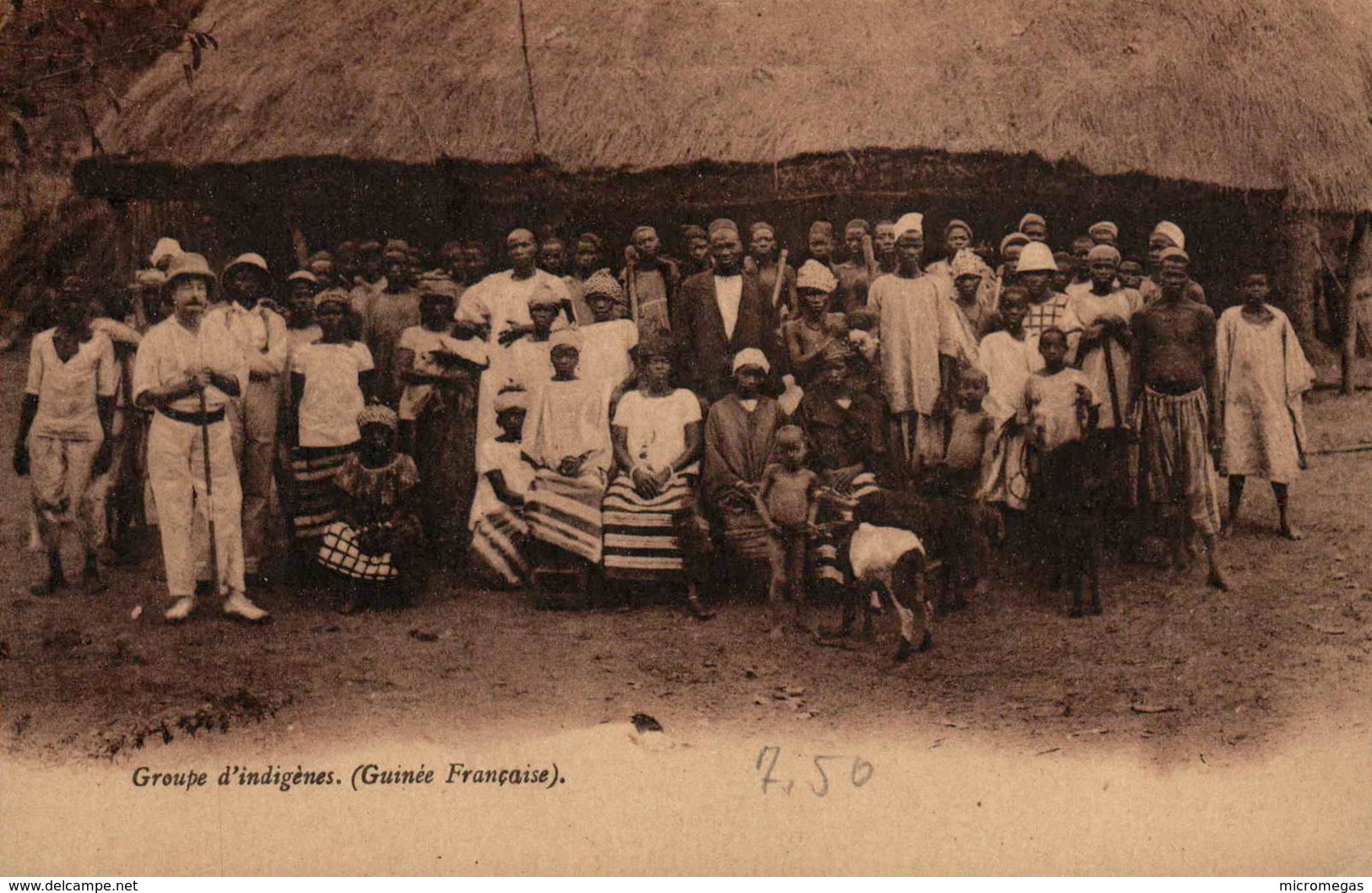 Guinée Française - Groupe D'indigènes - Guinée Française