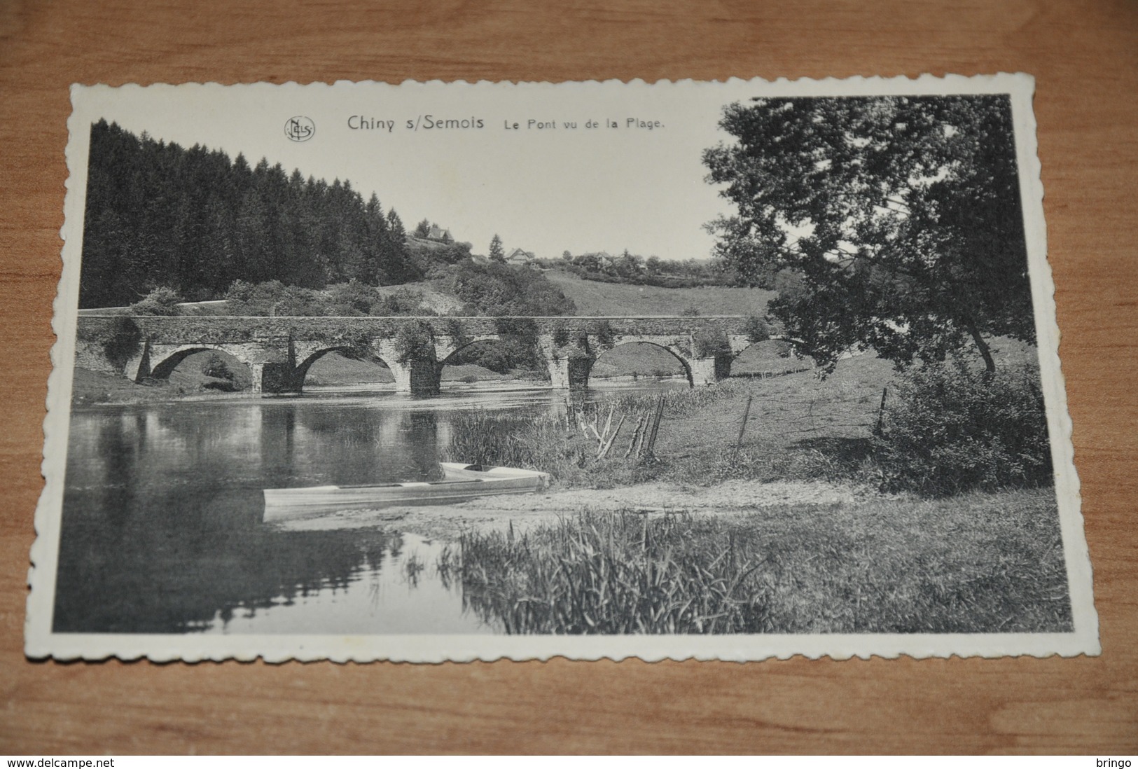 6661-  CHINY S/SEMOIS, LE PONT VU DE LA PLAGE - 1939 - Chiny