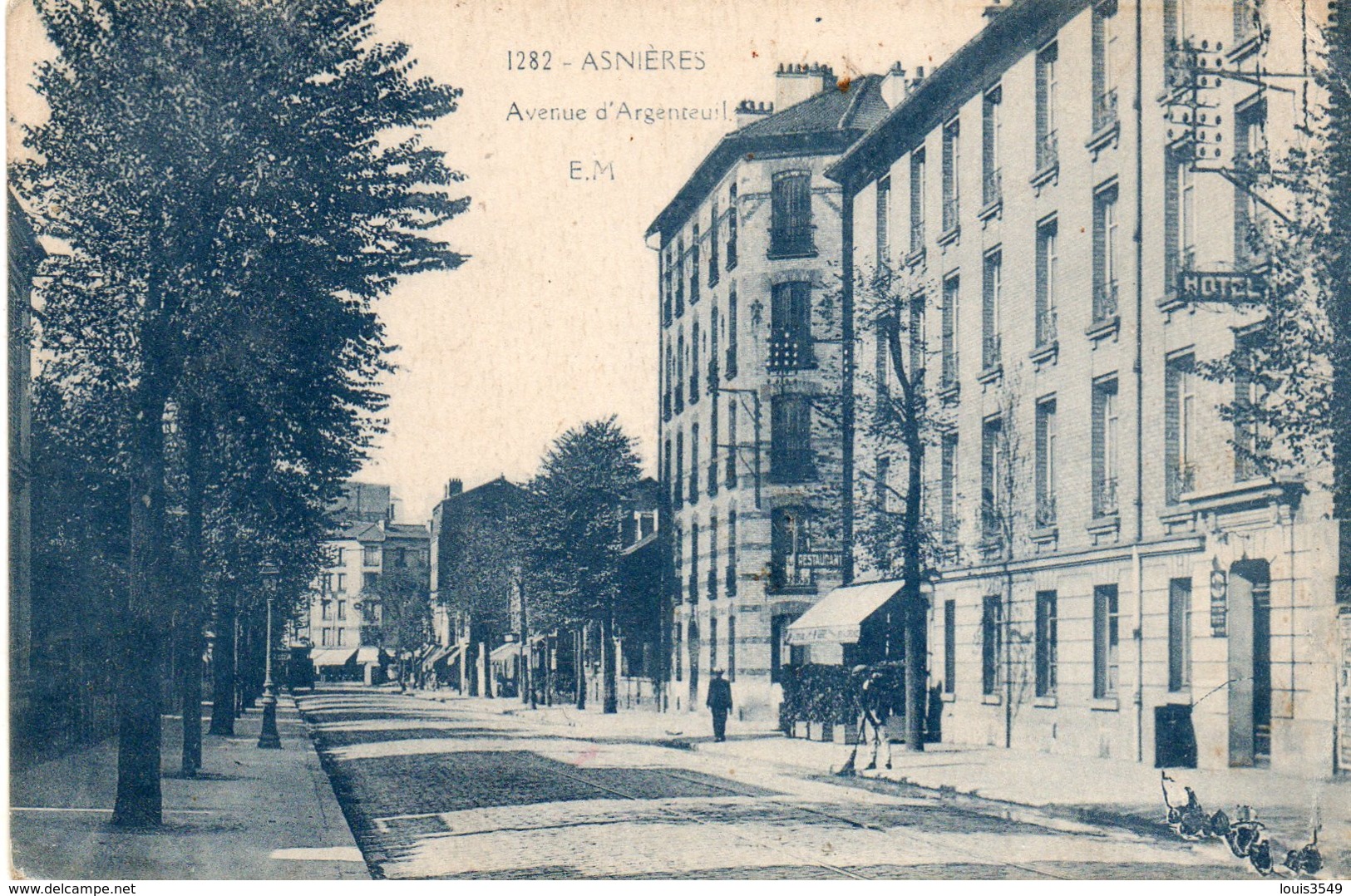 Asnières -     Avenue  D' Argenteuil. - Asnieres Sur Seine