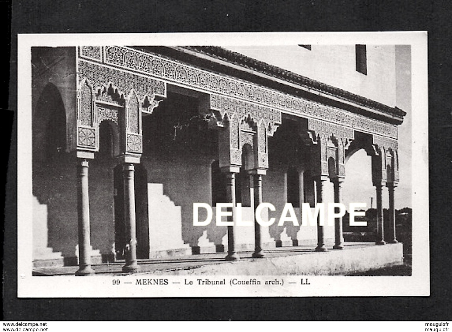 DF / MAROC / MEKNÈS / LE TRIBUNAL - Meknès