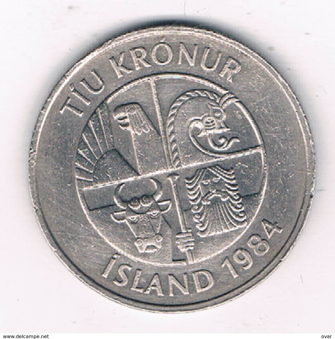 10 KRONA 1984 IJSLAND /8665/ - Island