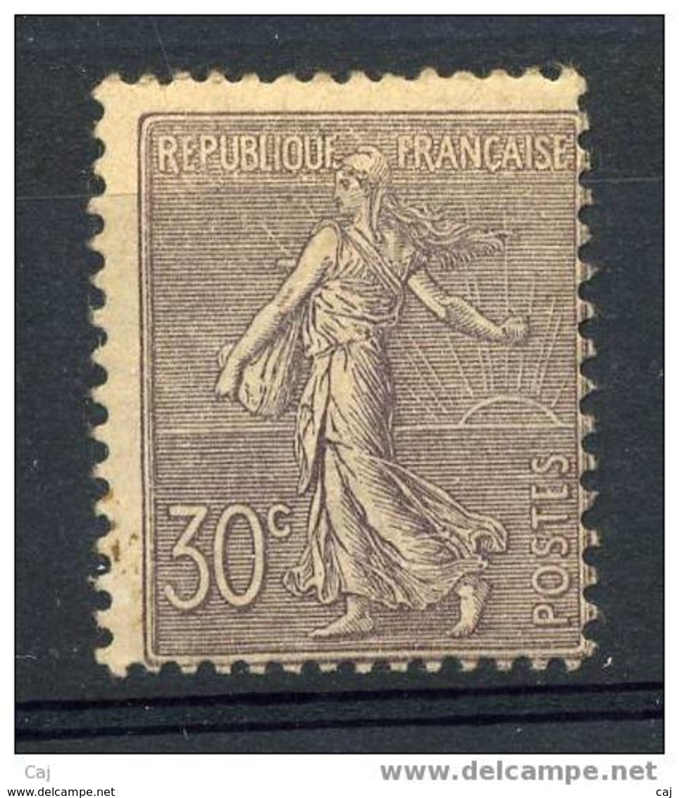 France  :  Yv  133  **     ,  N3 - 1903-60 Semeuse A Righe