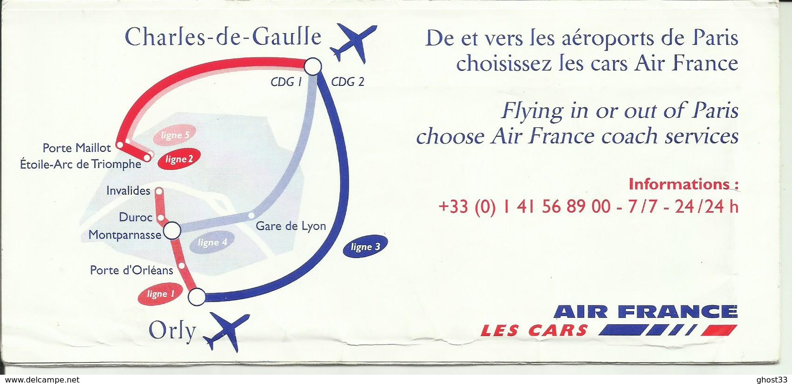 AIR FRANCE - Pochette - Tickets