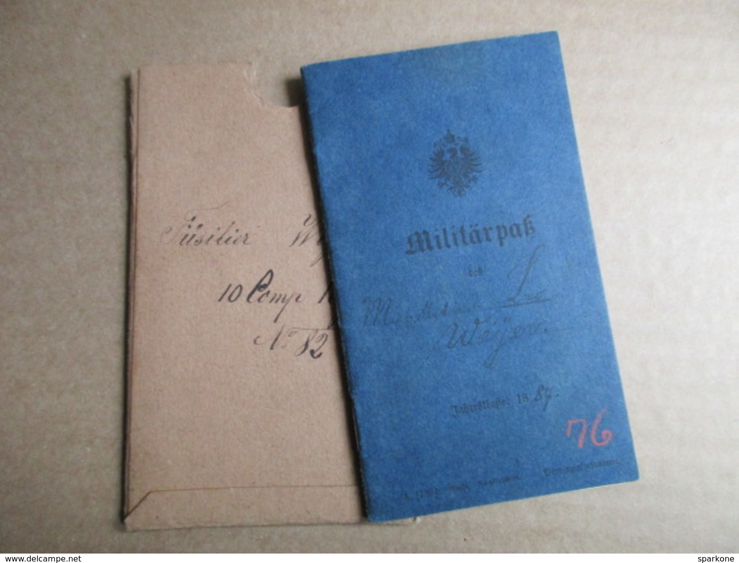 Militärpass - 1887 - Fusilier Weyer - 10° Regiment - Documents