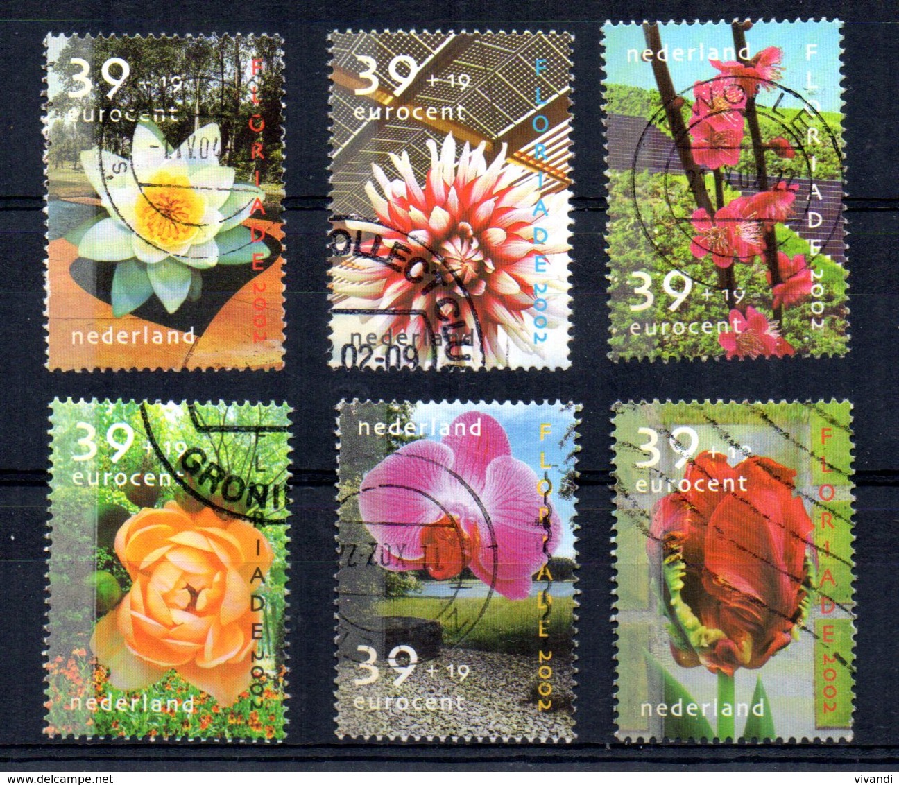 Netherlands - 2002 - "Florade 2002" Flowers - Used - Oblitérés