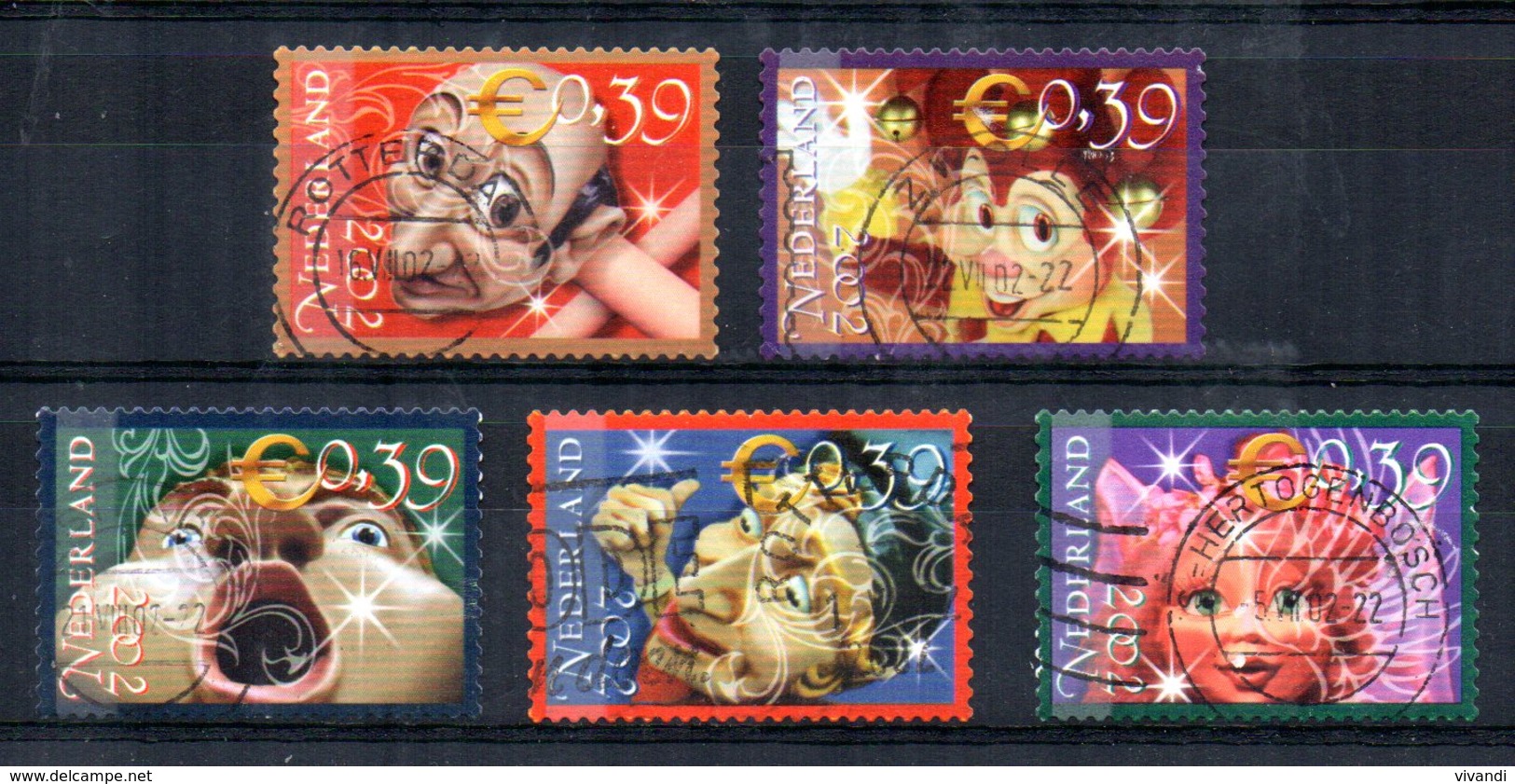 Netherlands - 2002 - 50th Anniversary Of Efteling Theme Park - Used - Oblitérés