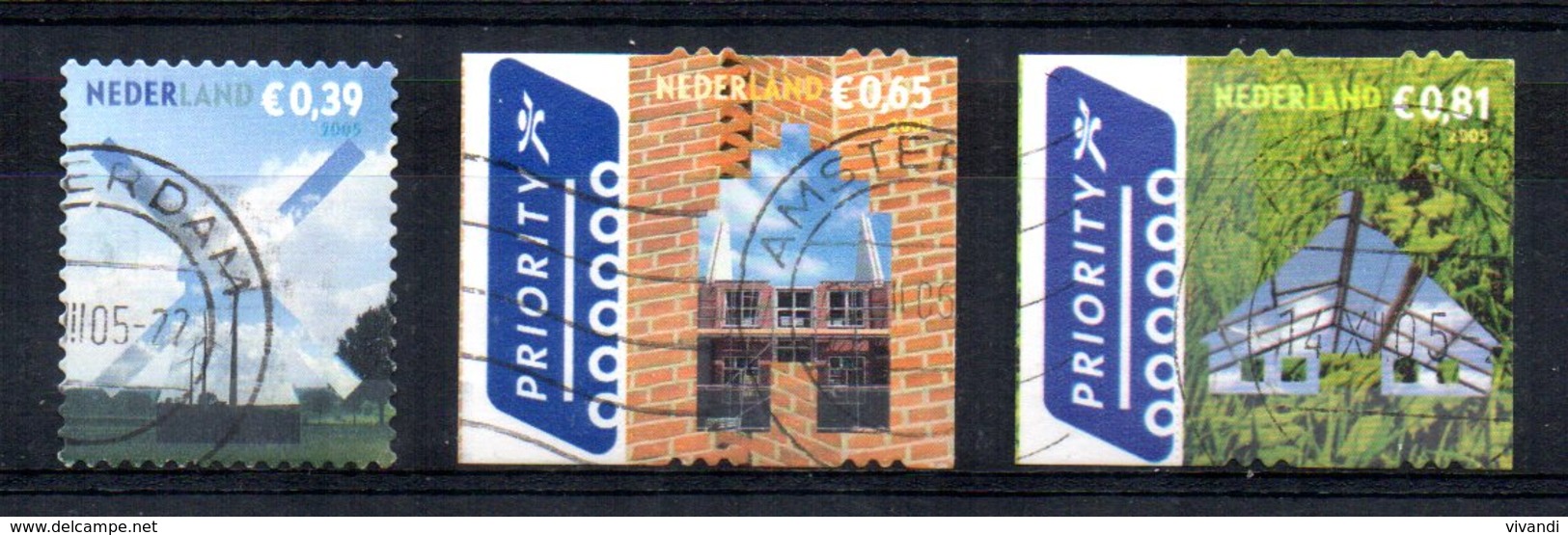 Netherlands - 2005 - Dutch Buildings - Used - Oblitérés