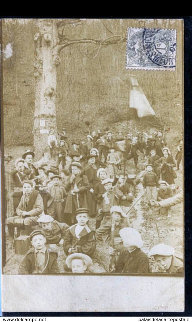 SAINT NICOLAS LE PORT TOP CARTE 1899ENFANTS CP PHOTO                                    JLM - Saint Nicolas De Port