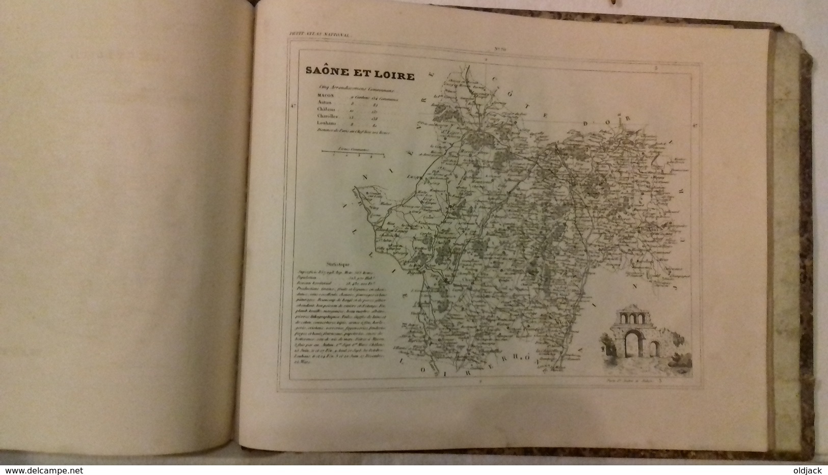 Petit atlas national des départemens de la France et de ses colonies.Dressées parV.MONIN et gravées par ALES.1835(col8a)