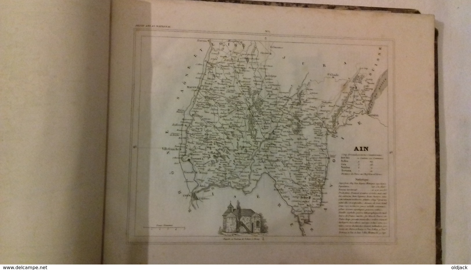 Petit atlas national des départemens de la France et de ses colonies.Dressées parV.MONIN et gravées par ALES.1835(col8a)