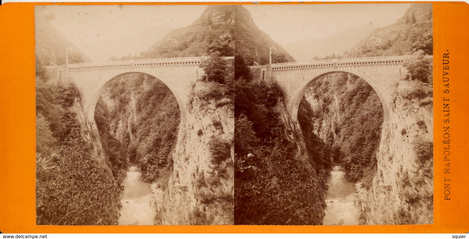 Viron, Saint Saveur, Pont Napoleon - Photos Stéréoscopiques