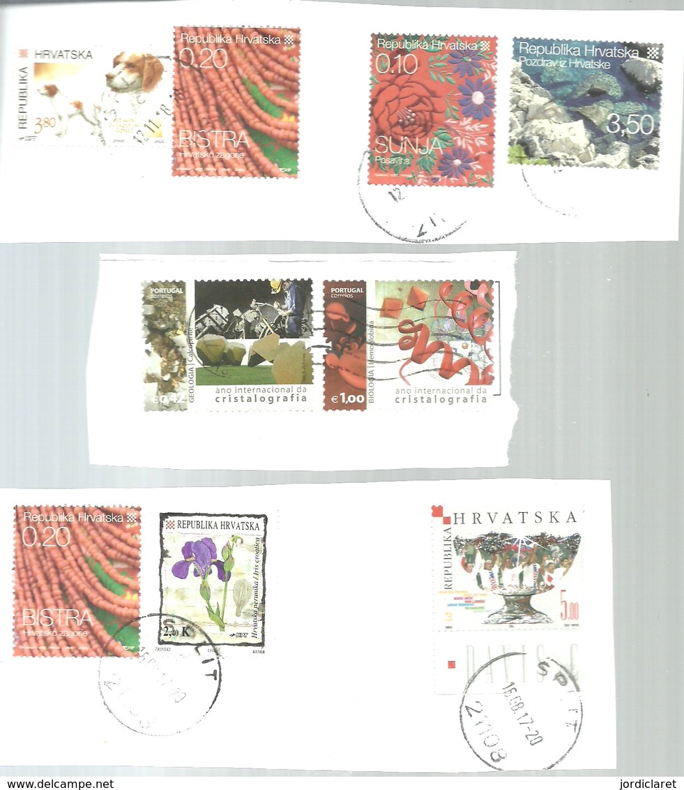 STOCK STAMPS - Collections (sans Albums)