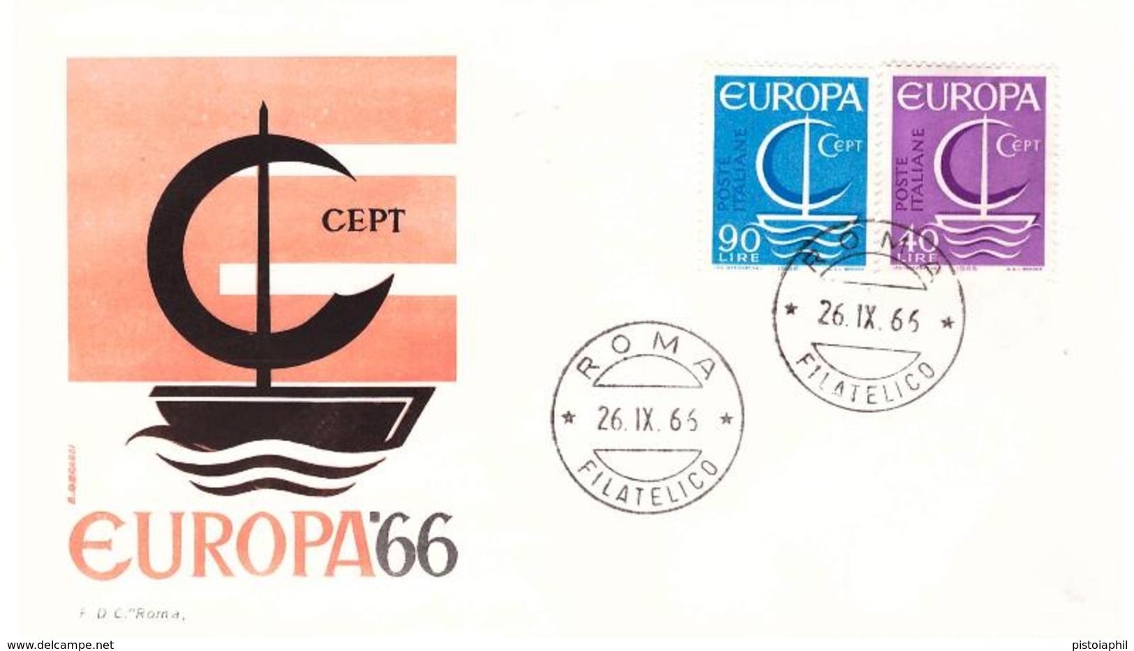 Fdc Roma: EUROPA 1966  ;no Viaggiata; AF_Roma - FDC