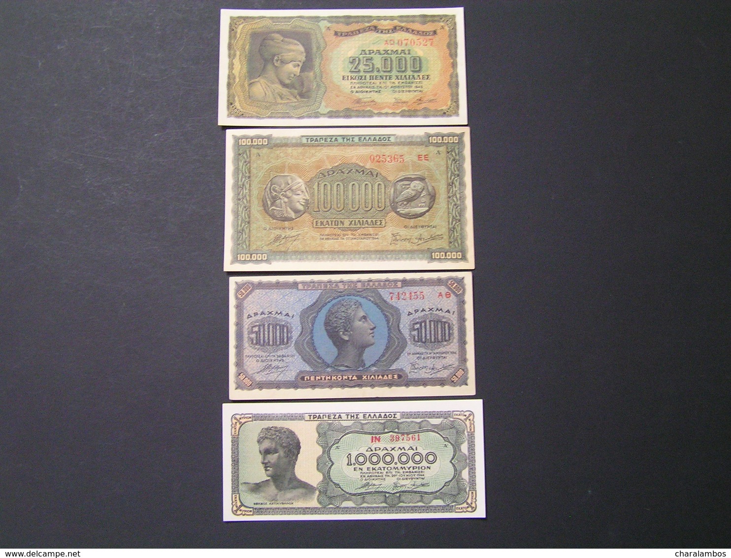 GREECE 1940-1944 Set Of 26 Banknotes UNC.. - Greece
