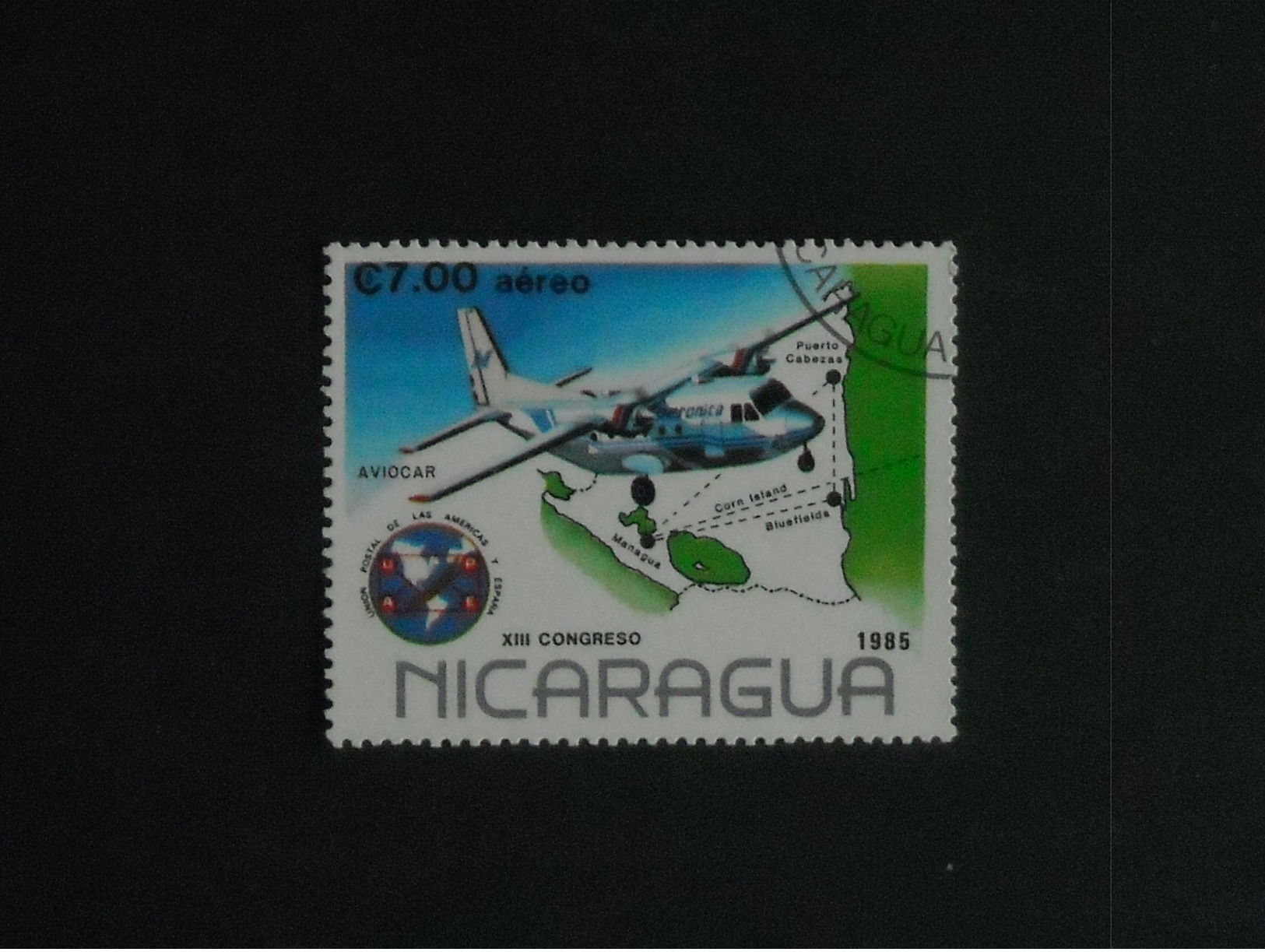 AVIONS- Timbre Oblitéré N° P/A 1089 Du NICARAGUA - Avions