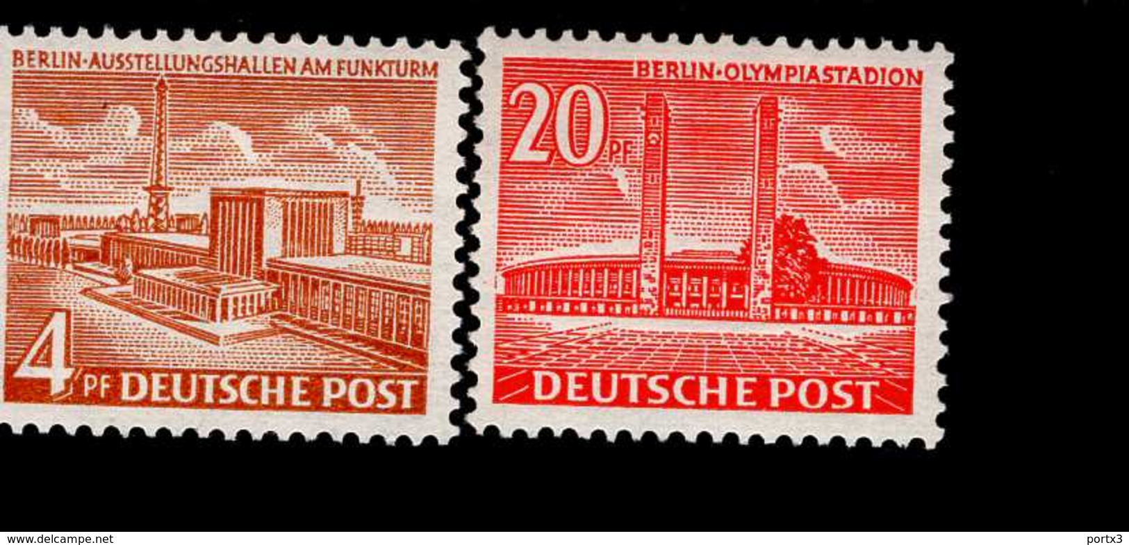 Berlin 112 - 113 Berliner Bauten MNH Postfrisch ** (3) - Neufs