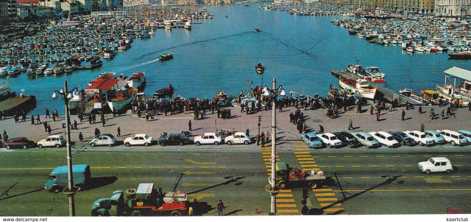 Marseille: RENAULT GOELETTE, DAUPHINE, 4, CITROËN U23, 2CV, DS, VW 1200, PEUGEOT 404, BREAK, LANCIA FLAVIA COUPÉ 1.8 - Voitures De Tourisme