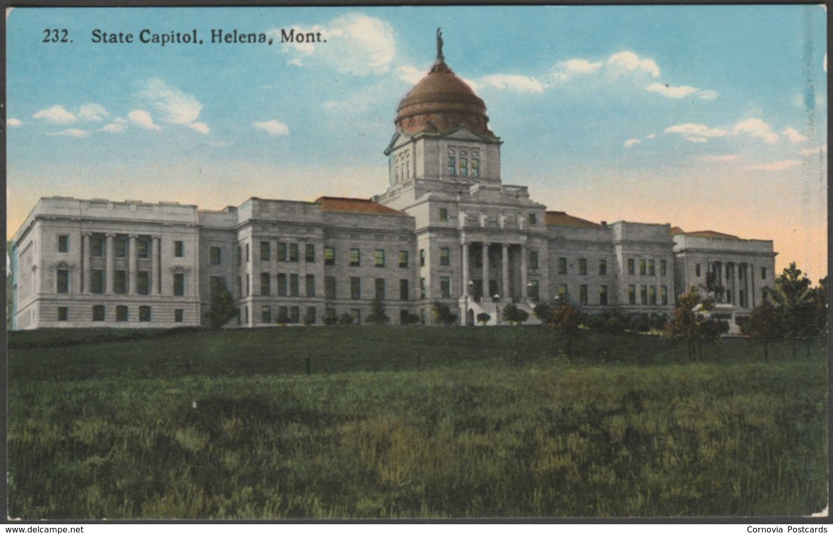 State Capitol, Helena, Montana, C.1914 - Boughton-Robbins Co Postcard - Helena