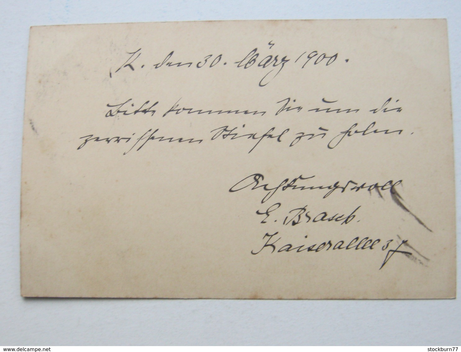 1900 , KARLSRUHE , Privatpost , Ganzsache Mit Rs. Text , Recht Selten - Briefe U. Dokumente