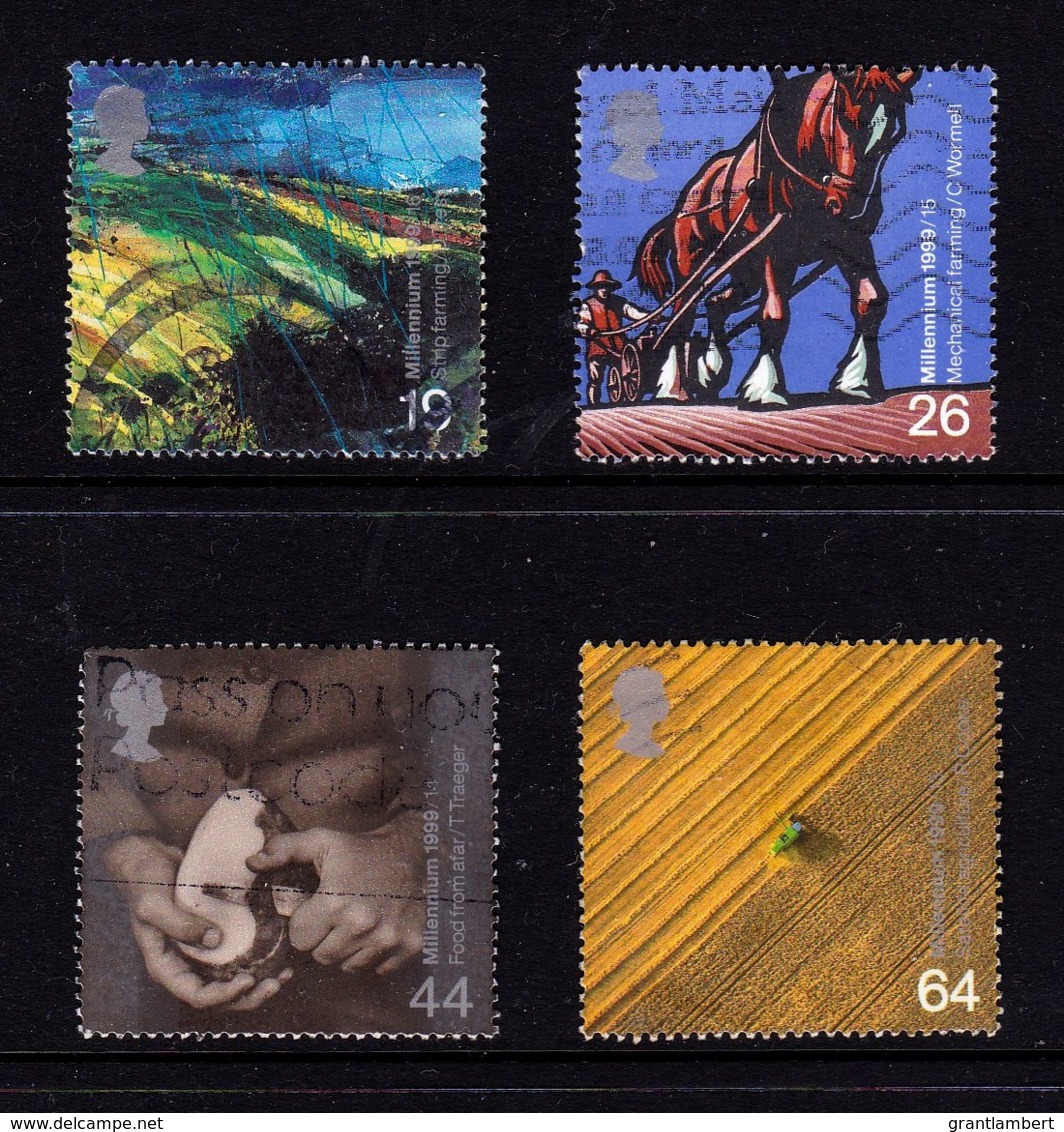 Great Britain 1999 Millennium Series: The Farmers' Tale Set Of 4 Used - Used Stamps