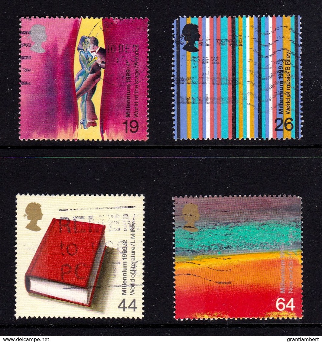 Great Britain 1999 Millennium Series: The Artists' Tale Set Of 4 Used - Used Stamps