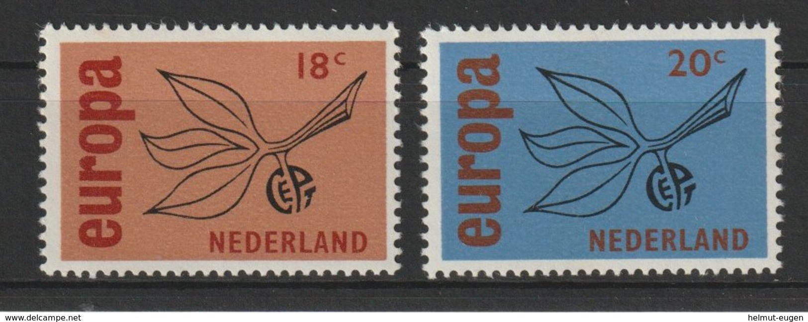 MiNr. 848 - 849  Niederlande / 1965, 27. Sept. Europa. - Ungebraucht