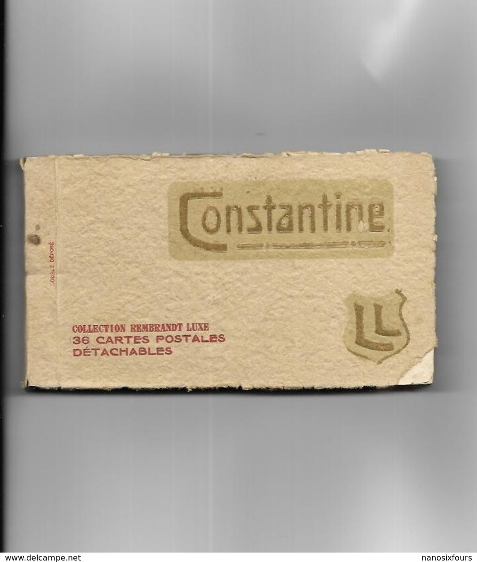 ALGERIE.  CONSTANTINE. TRES BEAU CARNET DE 36 CARTES ANCIENNES - 5 - 99 Cartoline