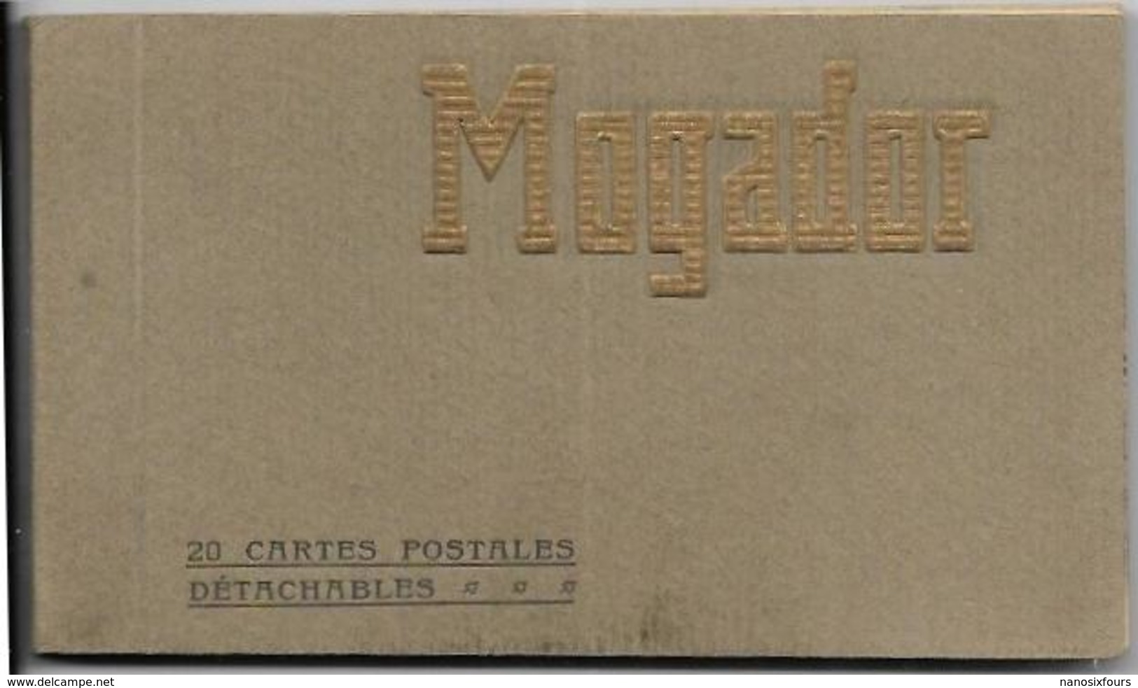 MAROC.  MOGADOR. BEAU CARNET DE 20 CARTES ANCIENNES - 5 - 99 Postcards