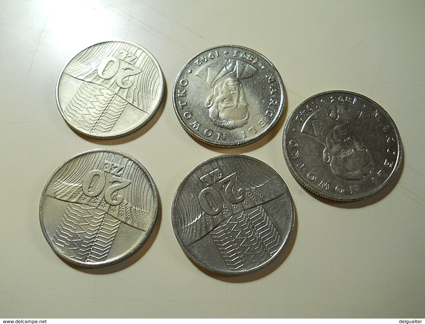 Poland Lot 5 Coins 20 Zlotych - Vrac - Monnaies