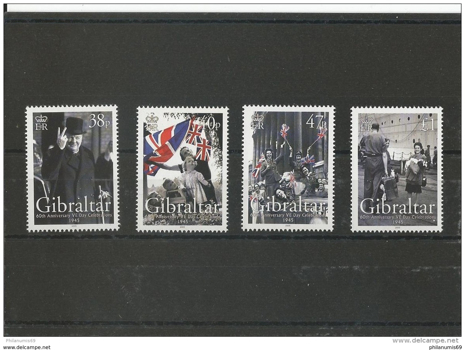 GIBRALTAR 2005 - YT N° 1128/1131 NEUF SANS CHARNIERE ** (MNH) GOMME D'ORIGINE LUXE - Gibraltar