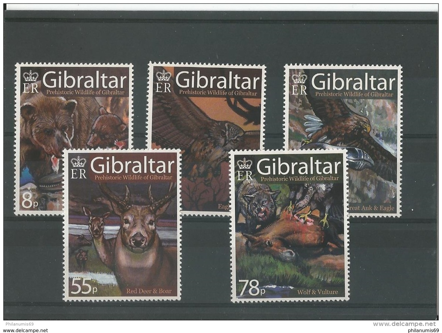 GIBRALTAR 2007 - YT N° 1220/1224 NEUF SANS CHARNIERE ** (MNH) GOMME D'ORIGINE LUXE - Gibraltar