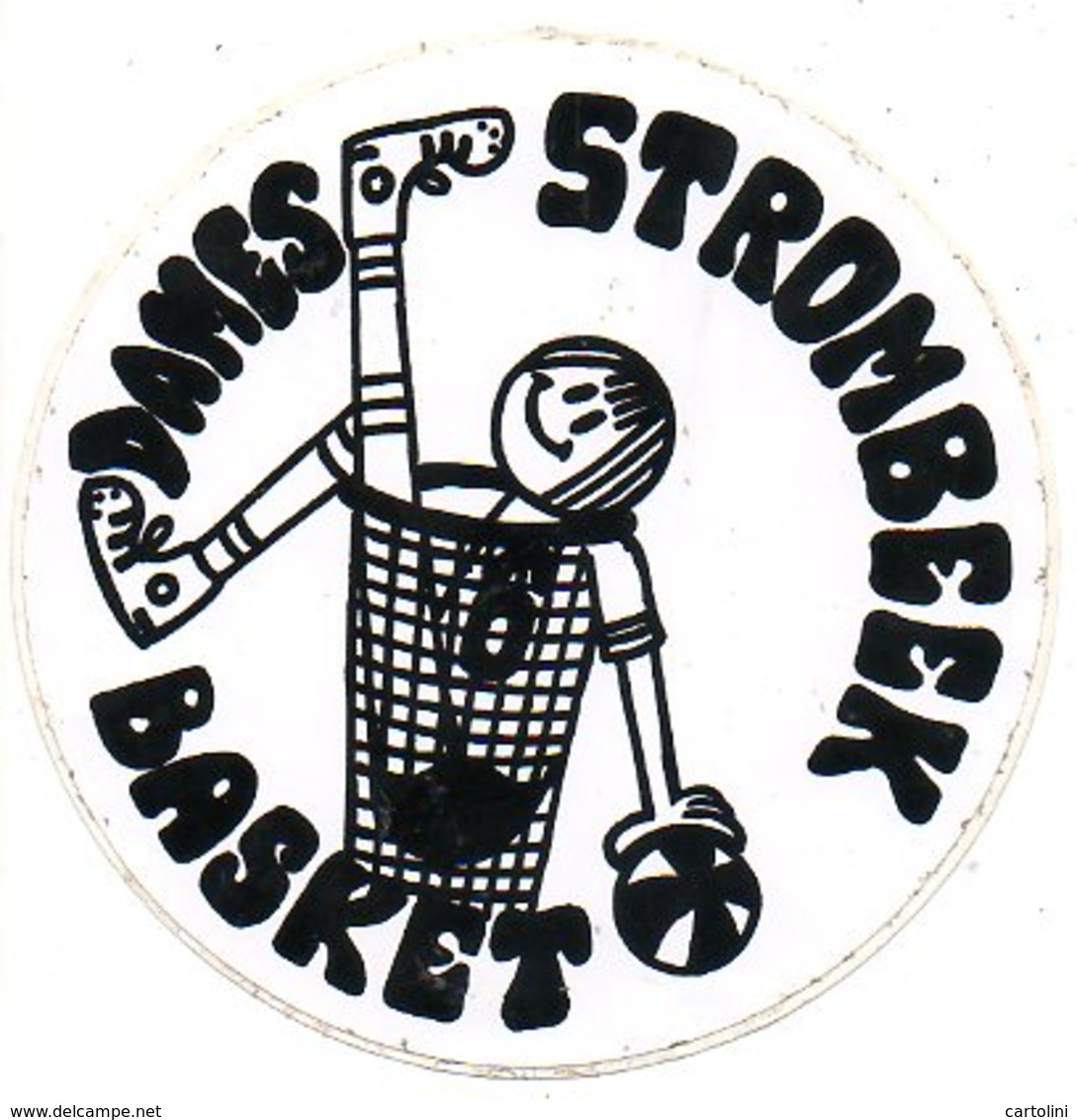 Sticker Autocollant Strombeek Dames Basket Basketbal Sport Reclame Publiciteit Publicité Publiciy - Andere & Zonder Classificatie