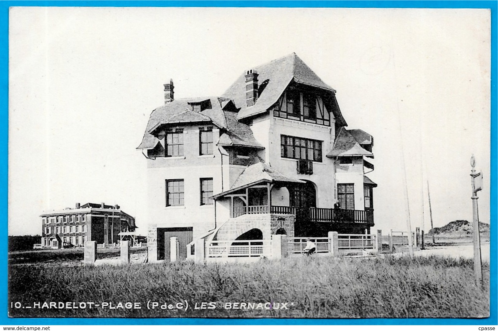 Rare CPA 62 HARDELOT-PLAGE - (Villa) LES BERNACUX - Autres & Non Classés