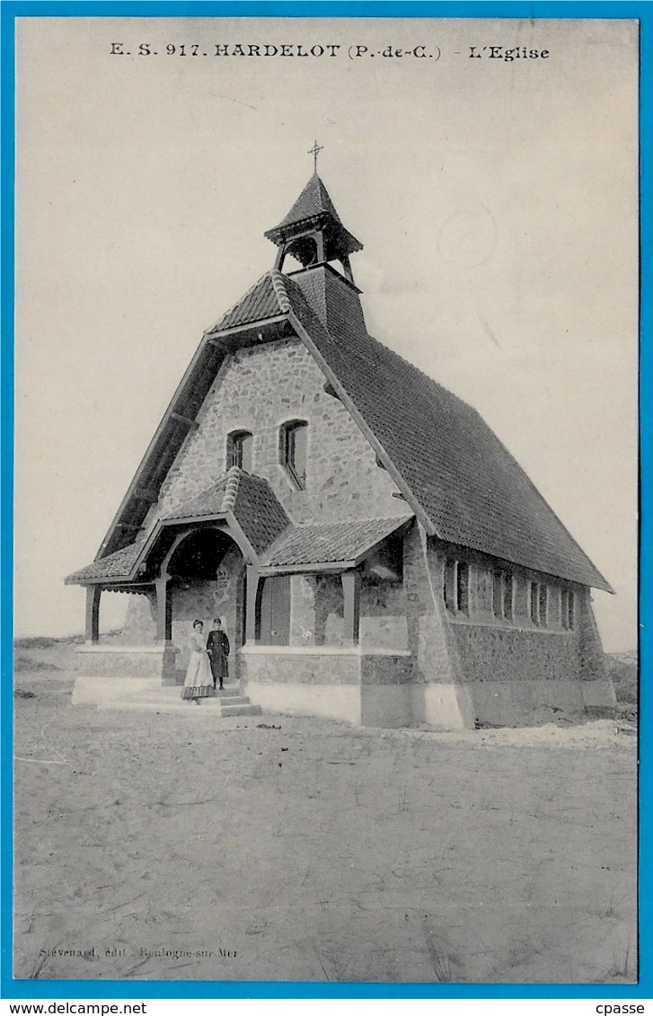 CPA 62 HARDELOT - L'Eglise ° Stévenard édit. N° 917 - Autres & Non Classés