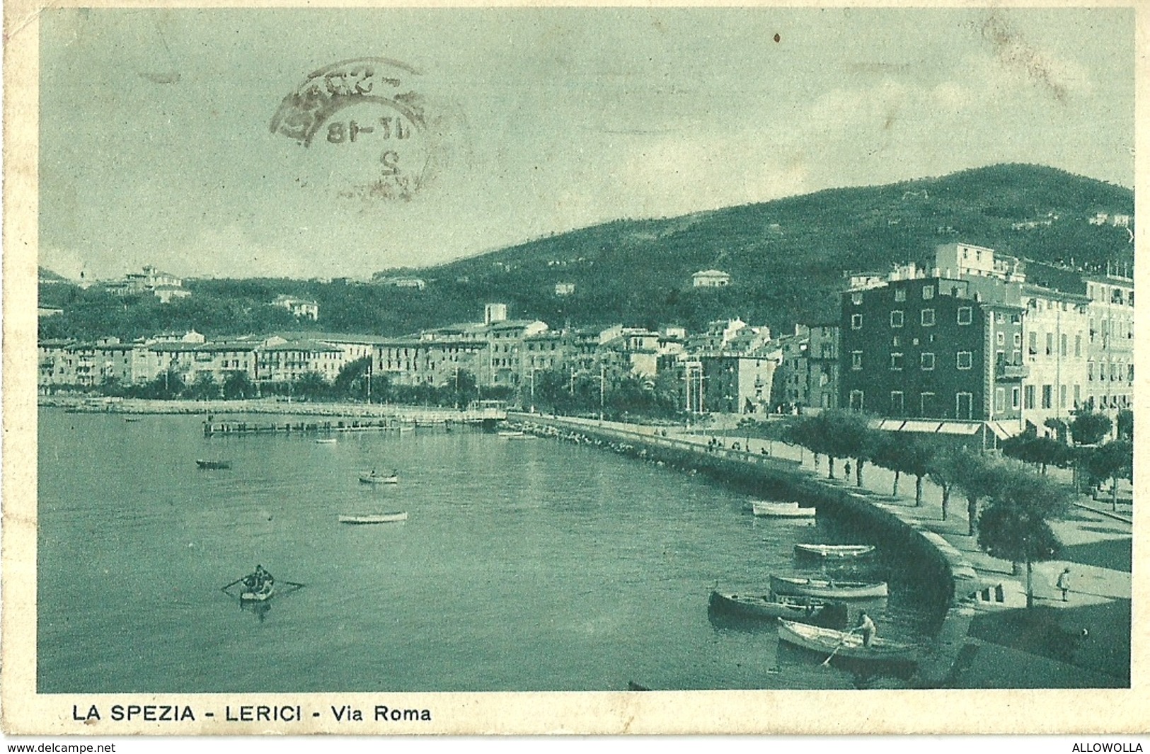 2019 " LA SPEZIA - LERICI - VIA ROMA " CART. POST. OR.  SPED. - La Spezia